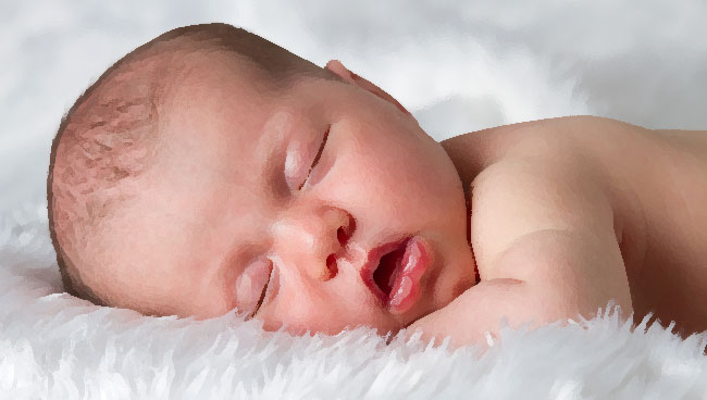 I neonati e il rumore bianco