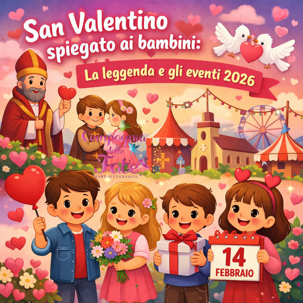San Valentino con i bambini: la leggenda del Santo e gli eventi 2026