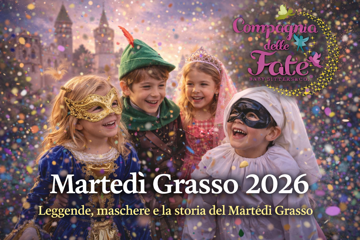 Martedì Grasso 2026: storia per bambini e Mercoledì delle Ceneri