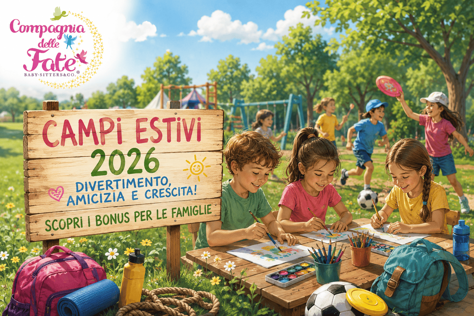 Campi estivi 2026 e bonus famiglie: come organizzare l’estate dei bambini